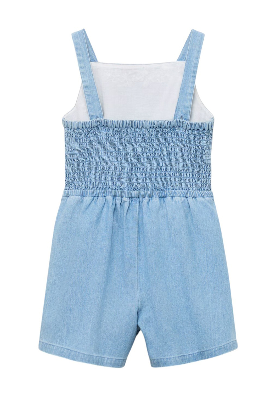 Девочкам Mango Kids Комбинезон джинсовый VICKY (цвет ), артикул 87058270 | Фото 2