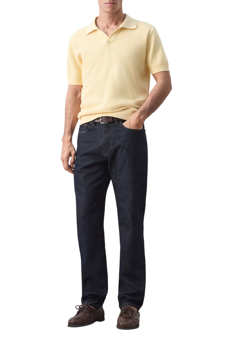 Мужской Mango Man Поло SALAS из хлопка (цвет ), артикул 27094425 | Фото 2