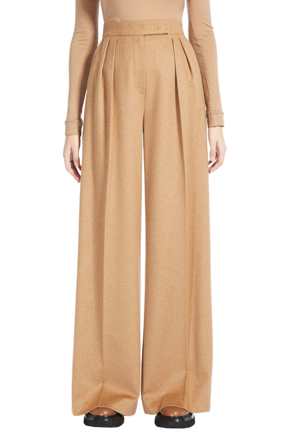 Женский Max Mara Брюки WERTHER из натуральной шерсти (цвет ), артикул 2311360333 | Фото 3