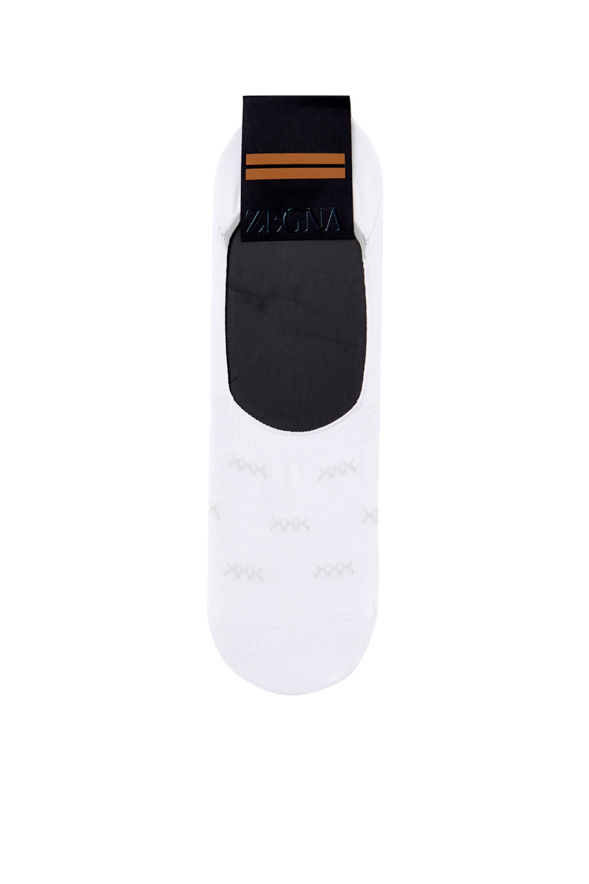 Носки из смесового хлопка|Основной цвет:Белый|Артикул:N5V045920 | Фото 1