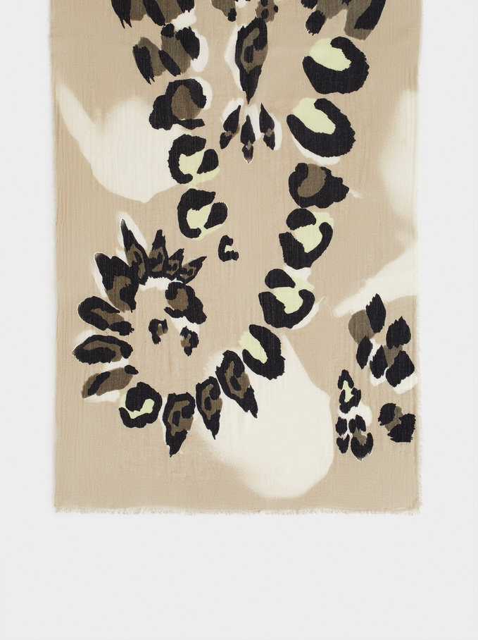 Parfois Шарф с анималистичным принтом (цвет ), артикул 180439 | Фото 2