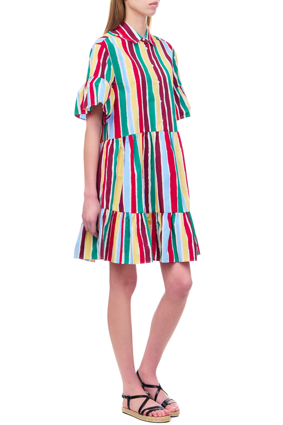 Женский Weekend Max Mara Платье BASILEA из натурального хлопка (цвет ), артикул 2352212631 | Фото 3