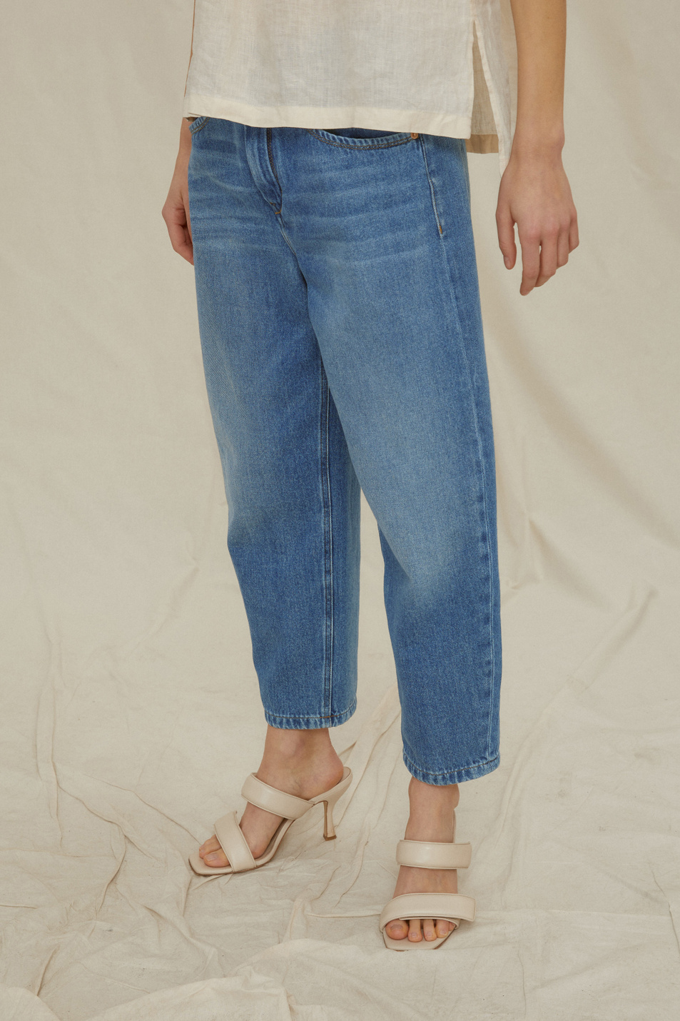 Drykorn Укороченные джинсы SHELTER свободного кроя (цвет ), артикул 260112-80646 | Фото 2