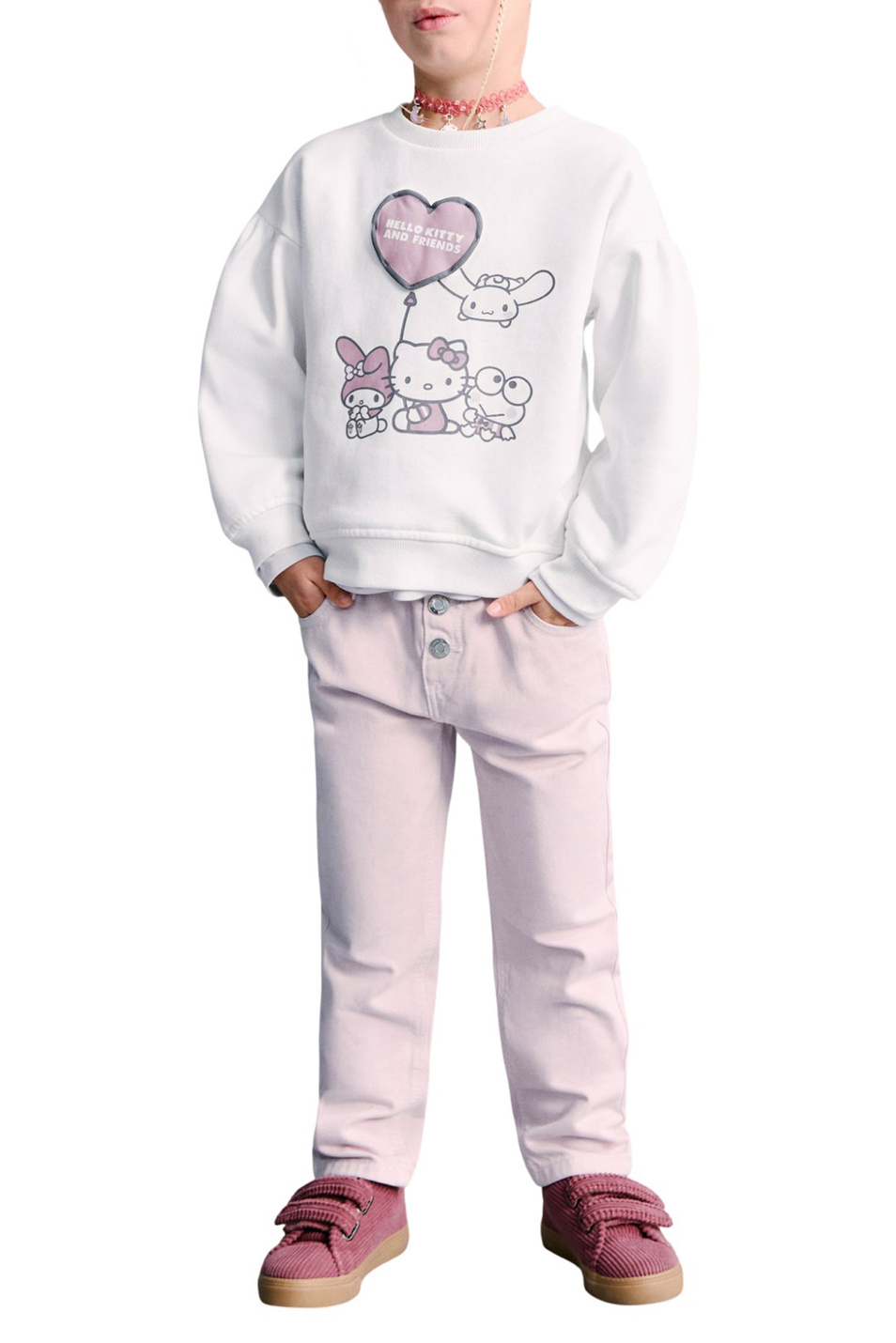 Девочкам Mango Kids Джинсы PAPERBAG из хлопка (цвет ), артикул 27011276 | Фото 3