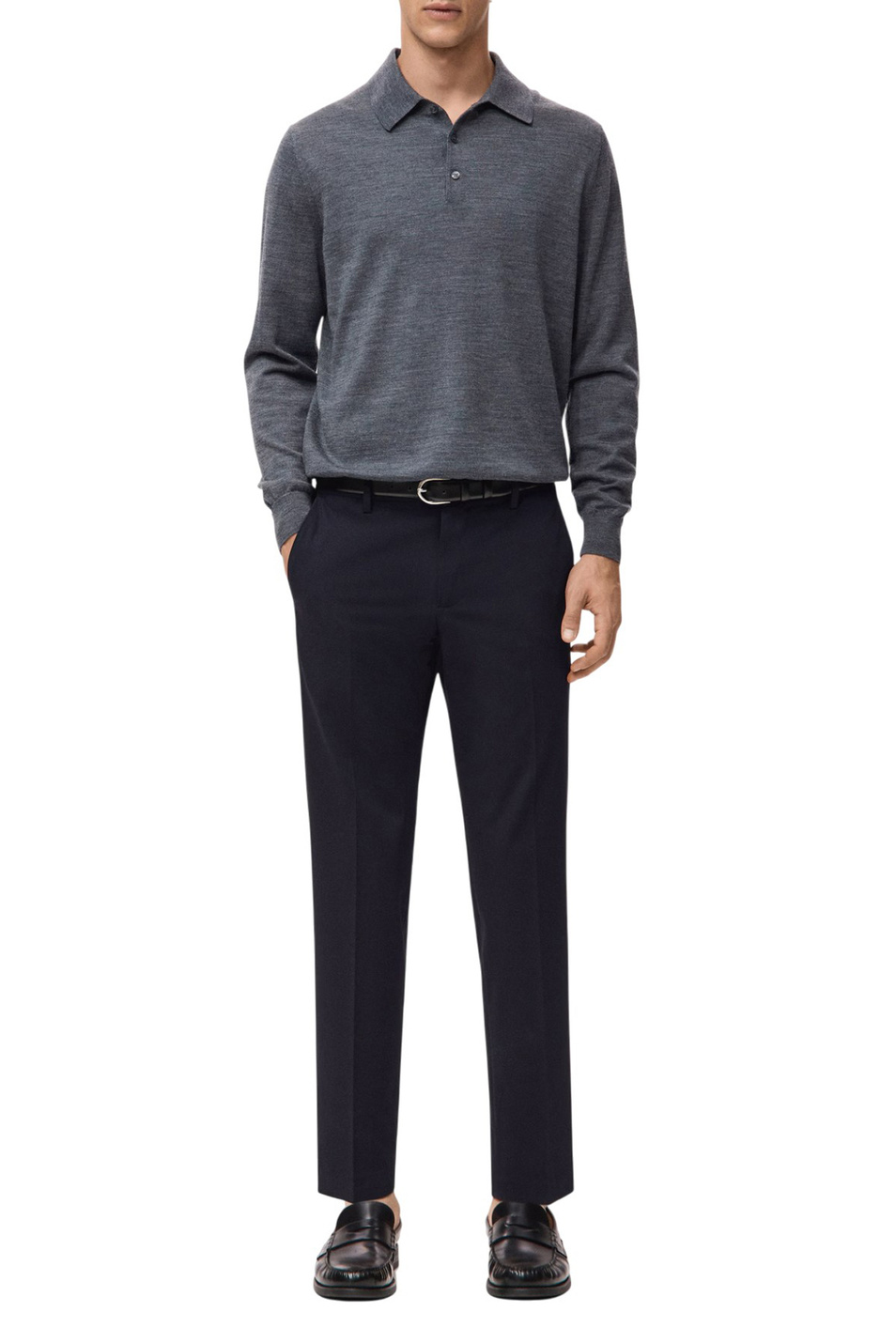 Мужской Mango Man Брюки BARNA из эластичного хлопка (цвет ), артикул 27041187 | Фото 2