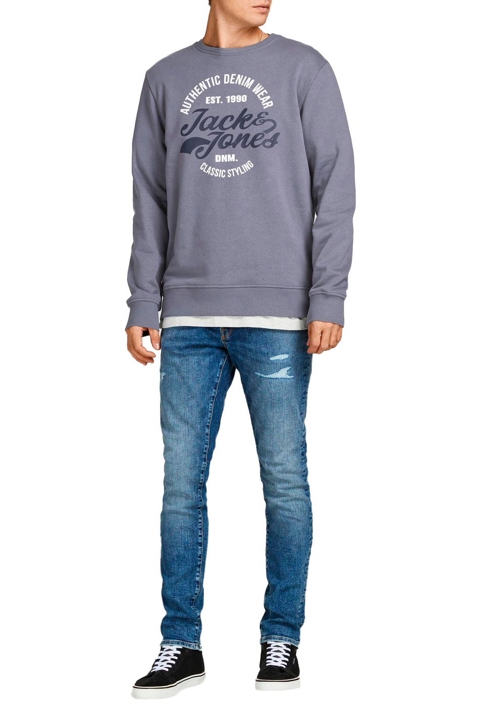 Мужской Jack & Jones Свитшот с печатным принтом (цвет ), артикул 12201404 | Фото 2
