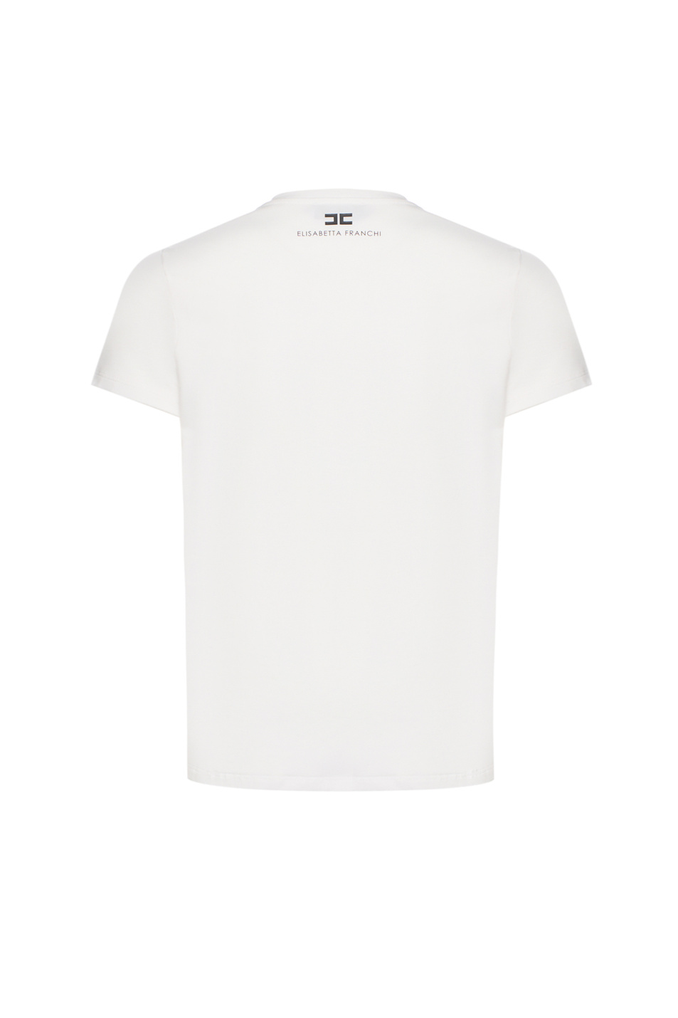 Женский Elisabetta Franchi Футболка из хлопка (цвет ), артикул MA01861E2 | Фото 2