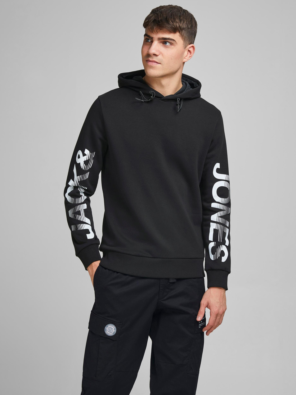 Мужской Jack & Jones Толстовка с крупным логотипом (цвет ), артикул 12184939 | Фото 4