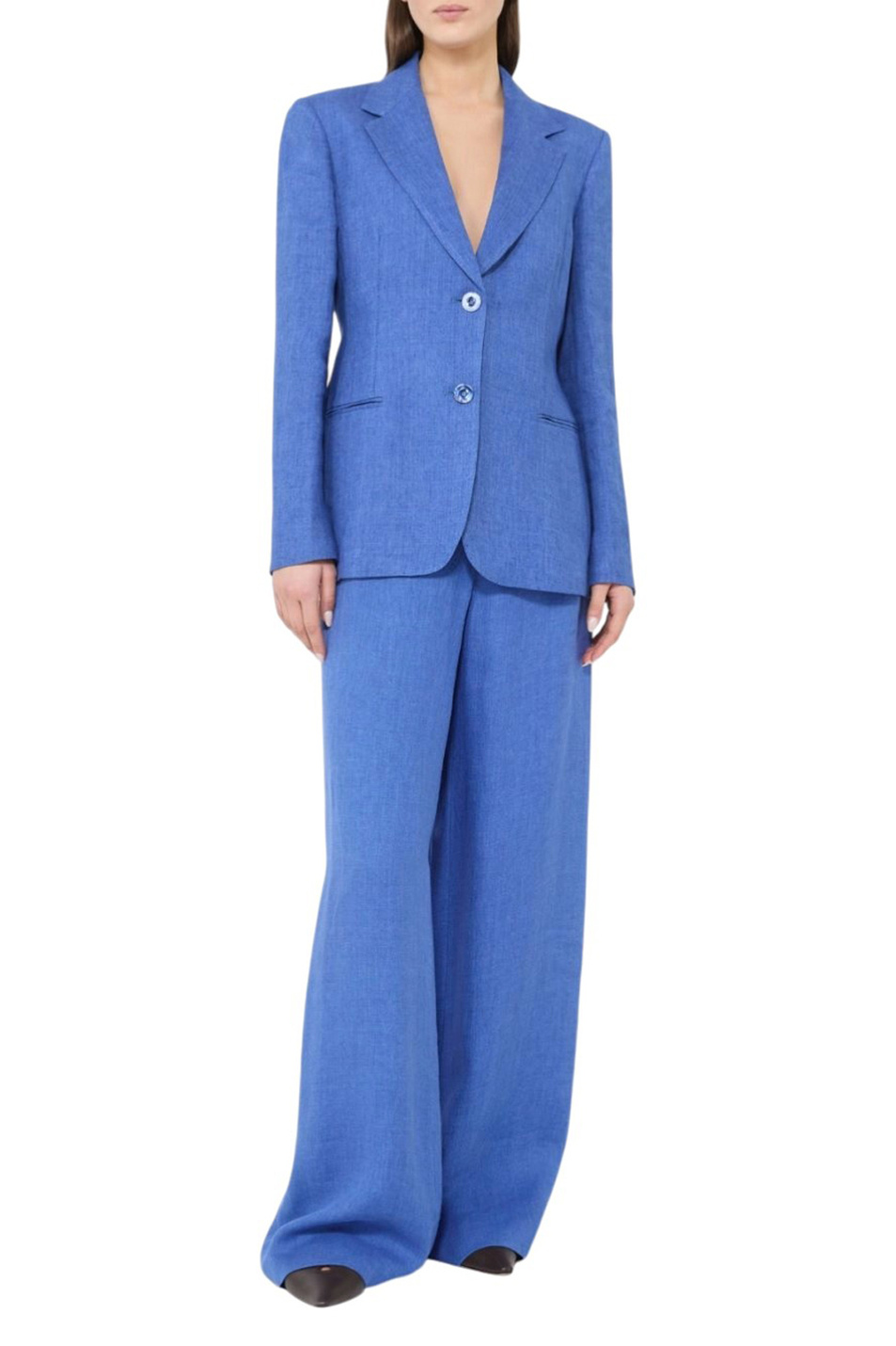 Женский Max Mara Брюки PELOTA изо льна (цвет ), артикул 2616131042 | Фото 2