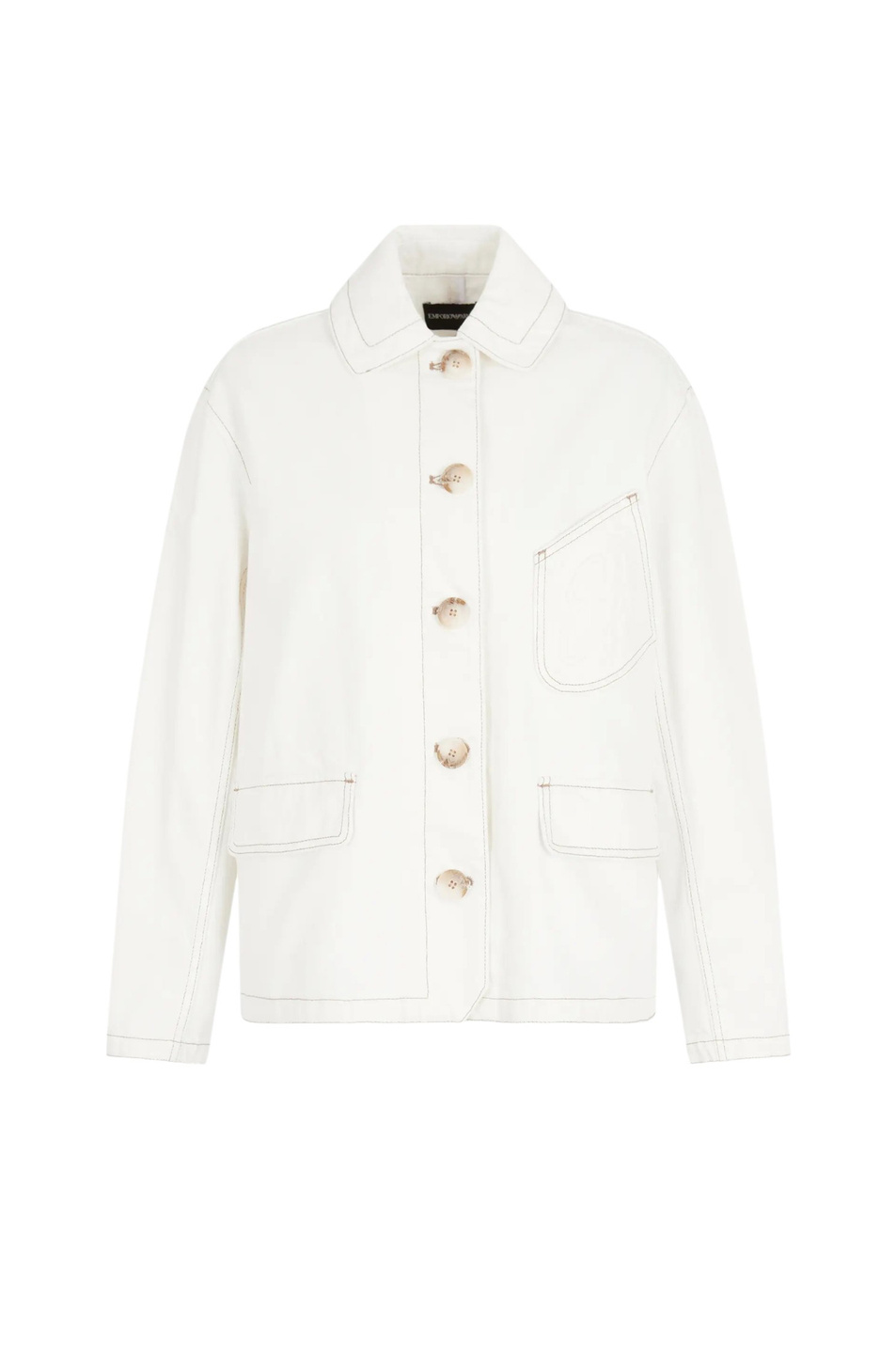 Женский Emporio Armani Куртка джинсовая из хлопка (цвет ), артикул EW000726-AF12426 | Фото 1