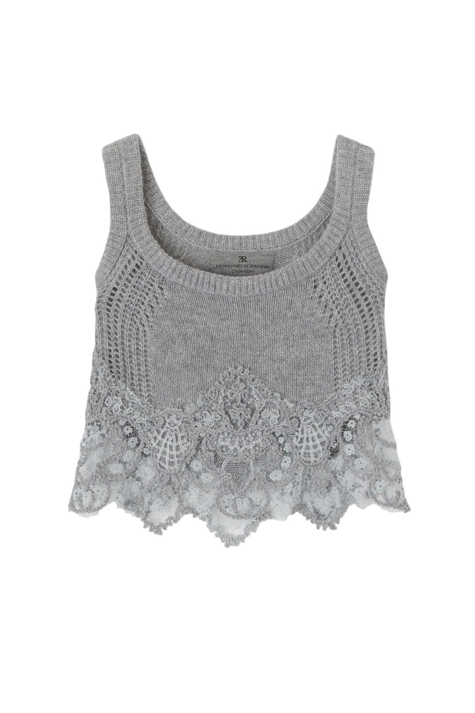 Женский ERMANNO SCERVINO Топ из кашемира (цвет ), артикул D475L305APKFX | Фото 1