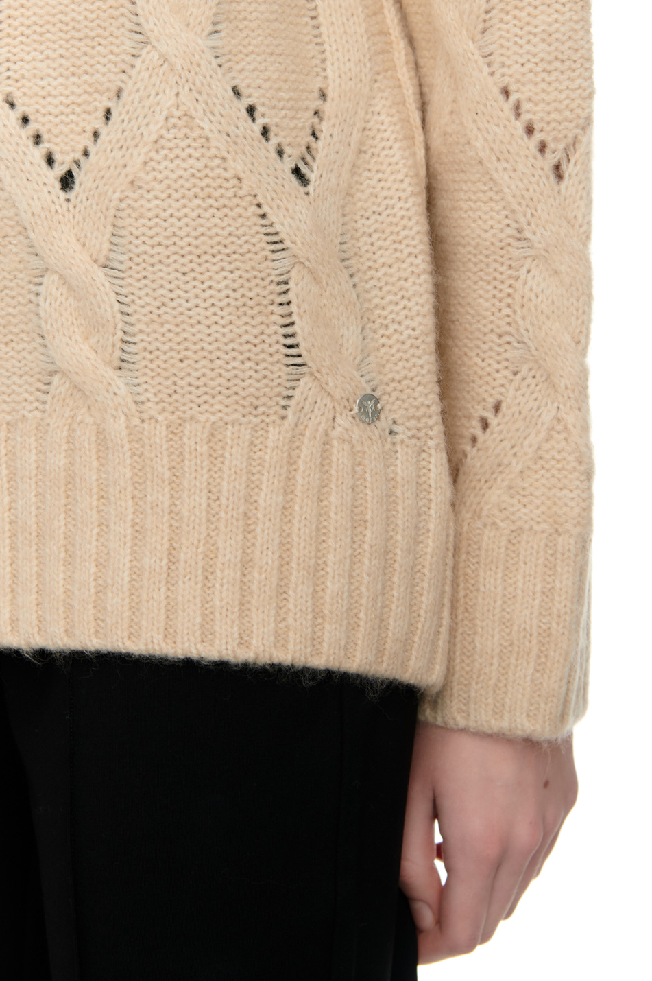 Женский Monari Пуловер вязаный из смесовой шерсти (цвет ), артикул 807225 | Фото 5