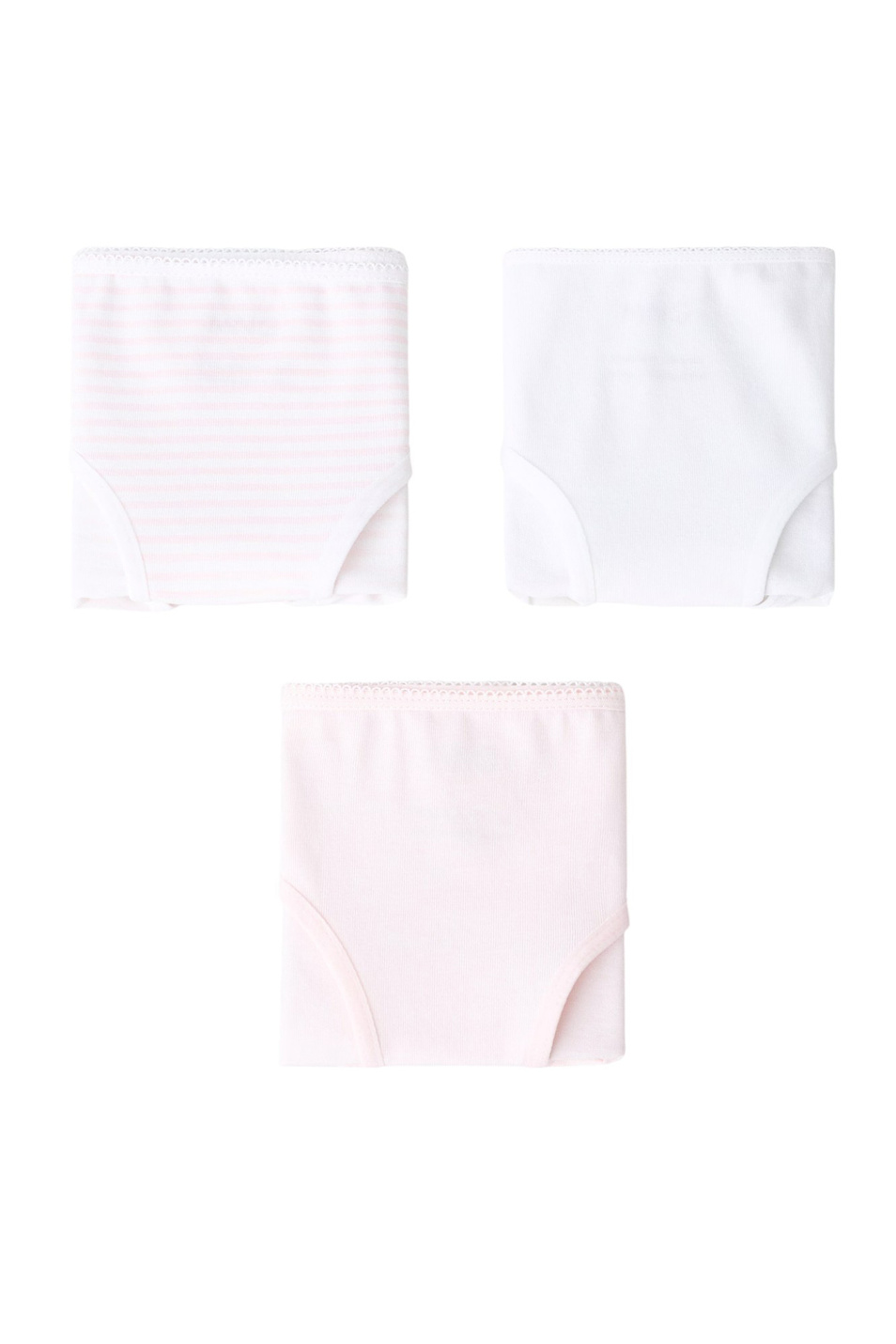 Девочкам Mango Kids Трусы BASICR в комплекте из 3 шт (цвет ), артикул 27021234 | Фото 1