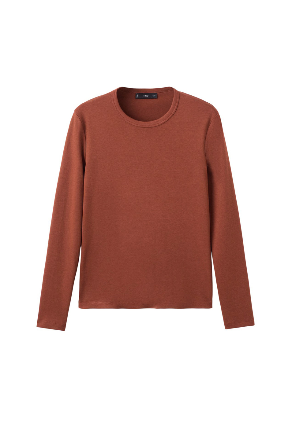 Женский Mango Лонгслив NISA из хлопка (цвет ), артикул 27001357 | Фото 1