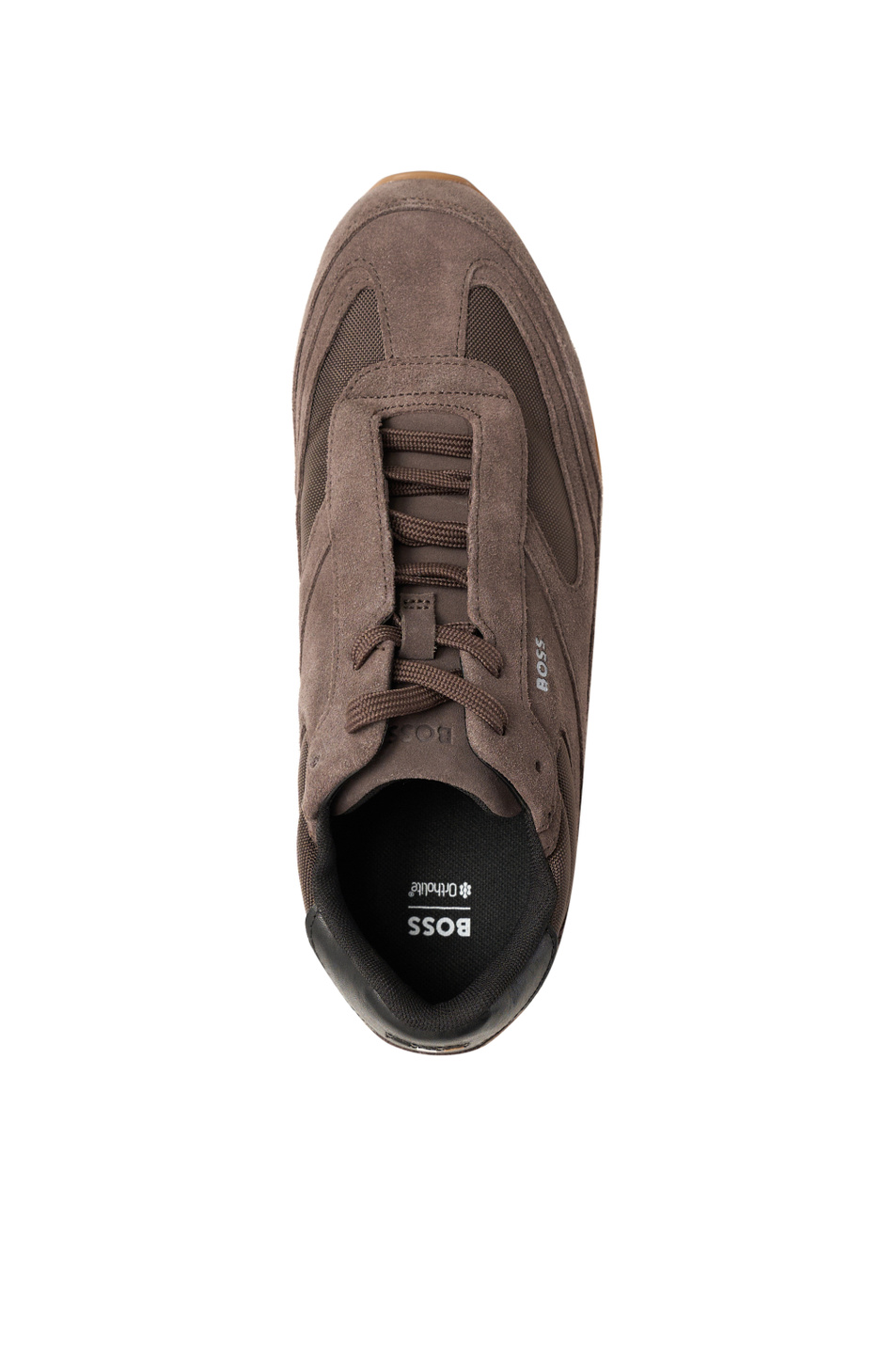 Мужской BOSS Кроссовки  из натуральной замши (цвет ), артикул 50557884 | Фото 4