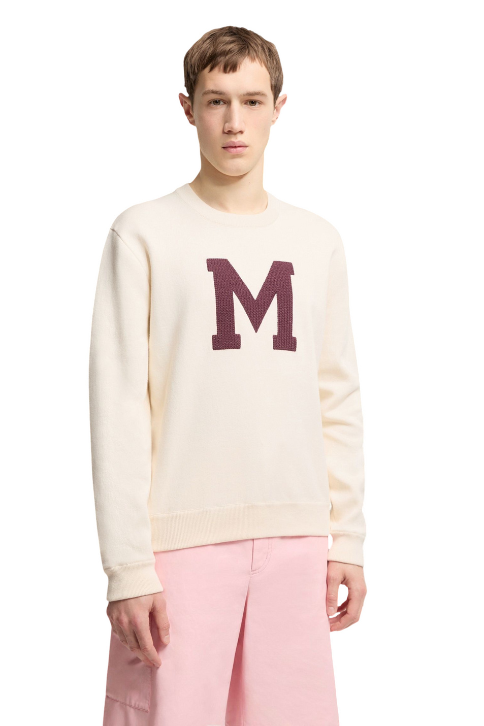 Мужской Moncler Джемпер GIROCOLLO из смесового хлопка (цвет ), артикул L20919C00009-M1113 | Фото 3