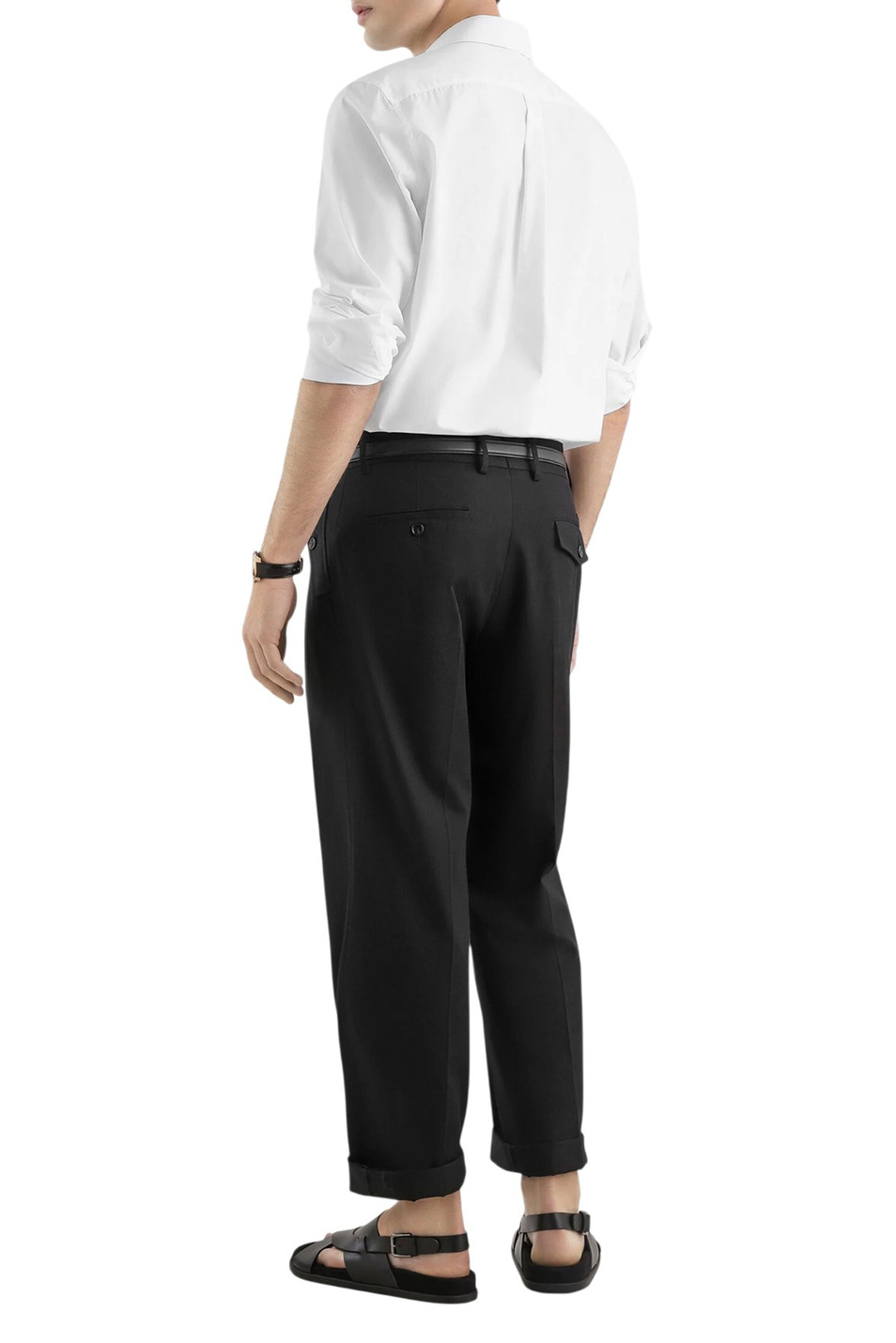 Рубашка из хлопка|Основной цвет:Белый Мужской Dolce & Gabbana Рубашка из хлопка (цвет ), артикул G5ML1Z-GK278 | Фото 3