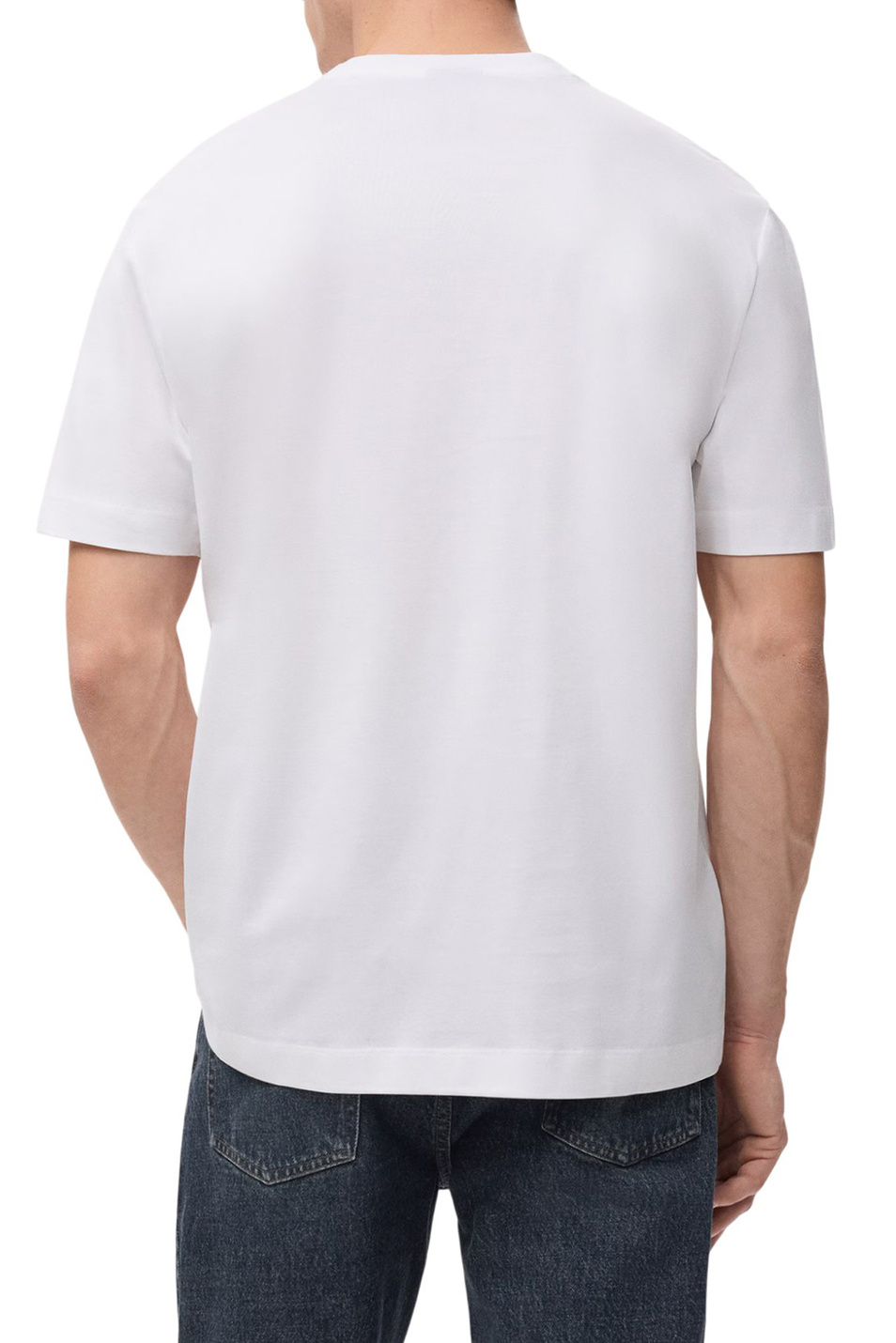 Мужской Mango Man Футболка BELLOW из хлопка (цвет ), артикул 27041264 | Фото 4