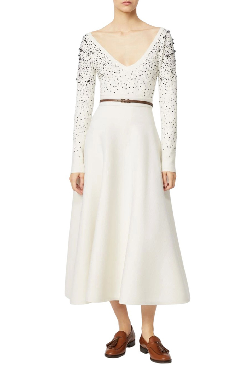 Женский Max Mara Джемпер GANG с отделкой стразами (цвет ), артикул 2611361051 | Фото 2