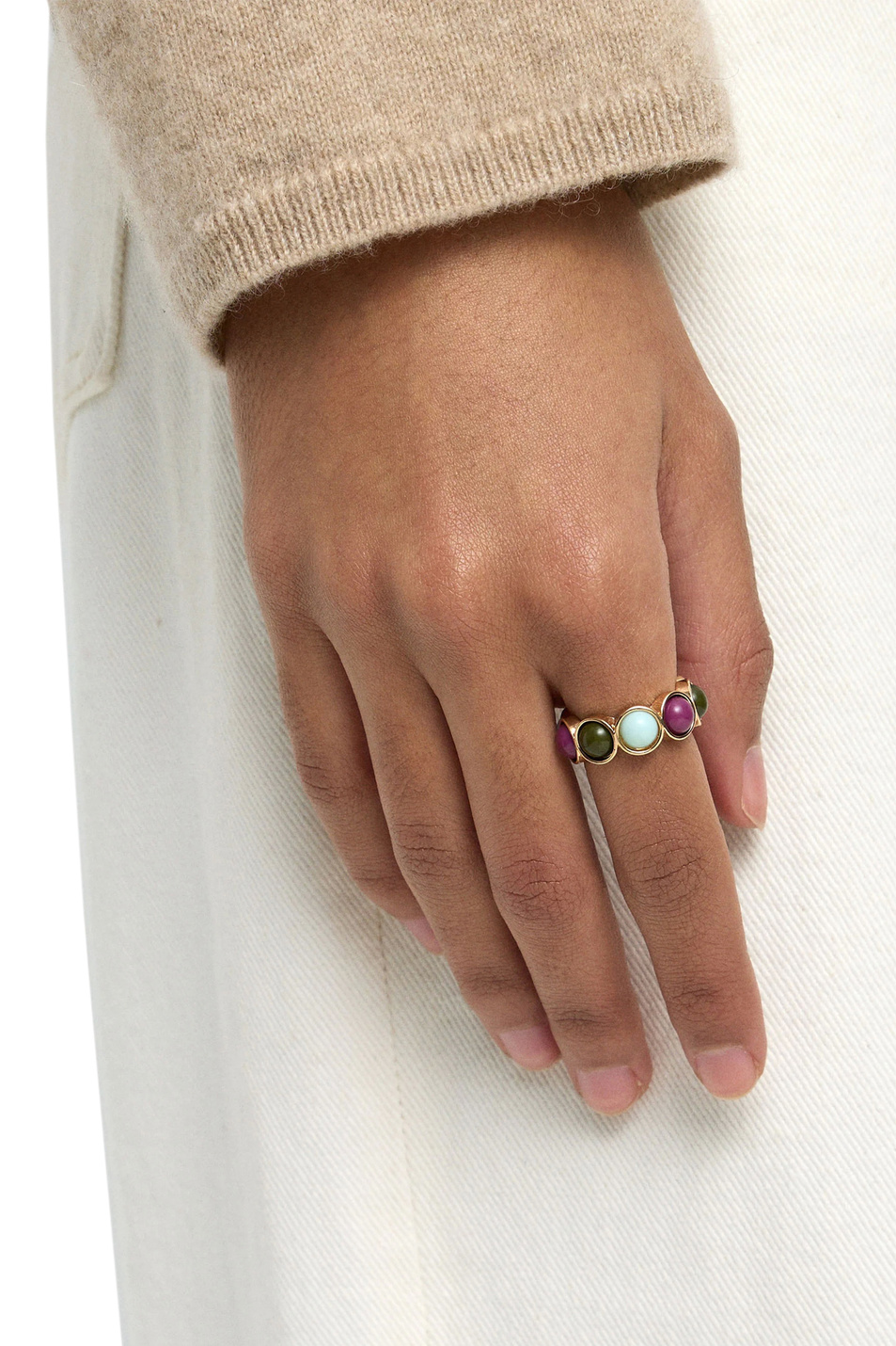 Женский Parfois Кольцо с кристаллами (цвет ), артикул 183061 | Фото 3