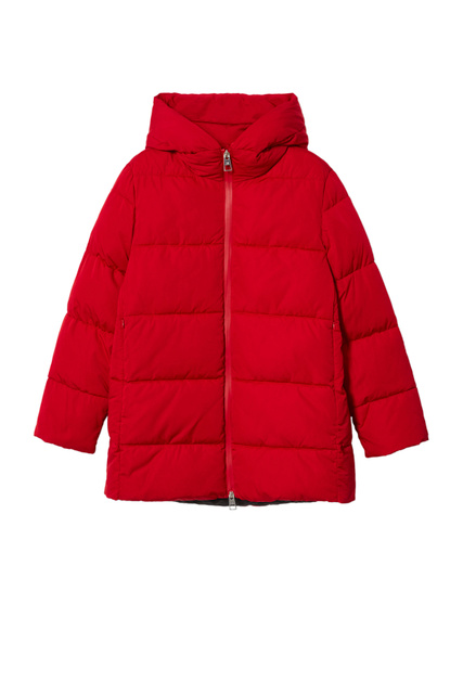 Стеганая куртка TOKYO с капюшоном|Основной цвет:Красный|Артикул:37077623 | Фото 1