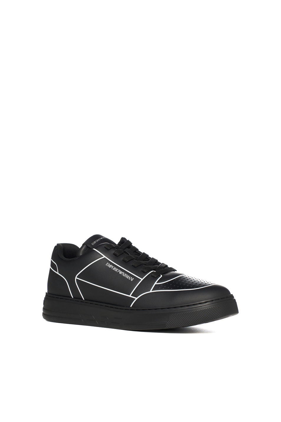 Мужской Emporio Armani Кроссовки из комбинированного материала (цвет ), артикул EM002852-AF18014 | Фото 2