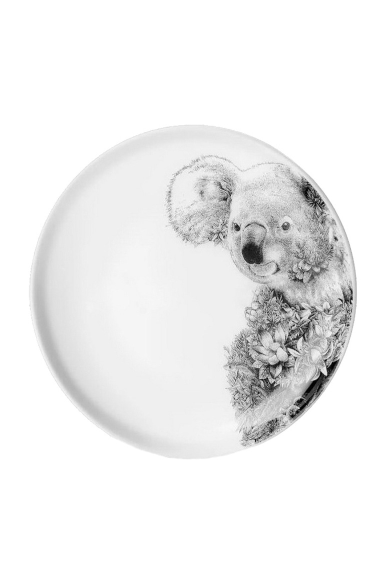 Тарелка "Коала", 20 см|Основной цвет:Белый|Артикул:DX0532 | Фото 1