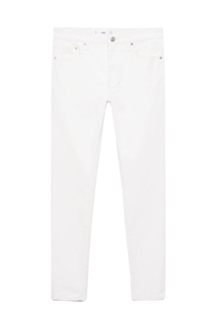 Укороченные джинсы скинни ISA|Основной цвет:Белый|Артикул:87056303 | Фото 1