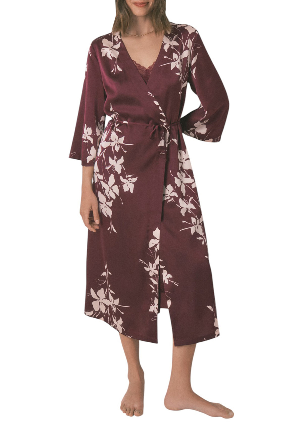Женский Women'secret Халат с цветочным принтом (цвет ), артикул 2532436 | Фото 1