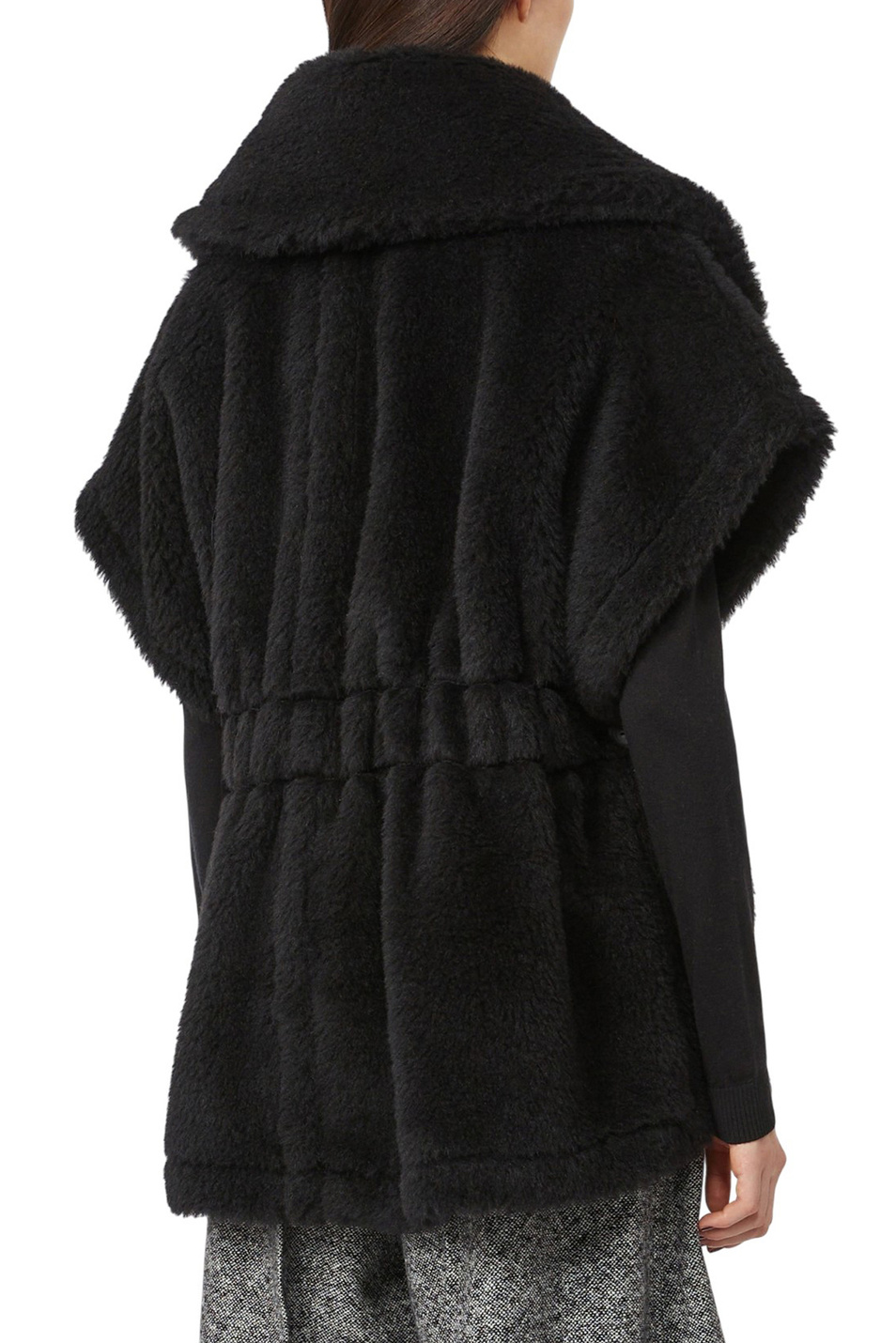 Женский Max Mara Жилет NEWABAVO1 из смесовой пряжи альпаки (цвет ), артикул 2524736152 | Фото 4