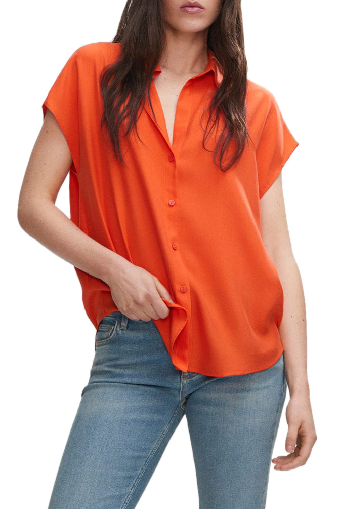 Женский Mango Рубашка LIM из лиоцелла (цвет ), артикул 57000002 | Фото 3