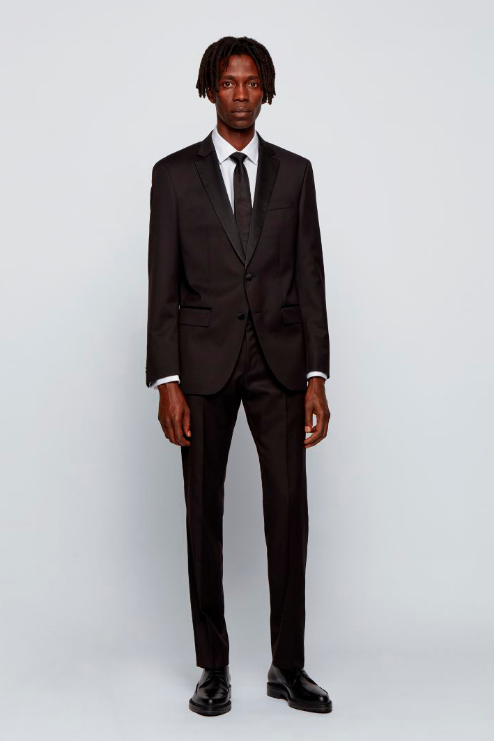 Мужской BOSS Рубашка Jacques облегающего кроя с двойными манжетами (цвет ), артикул 50445336 | Фото 2