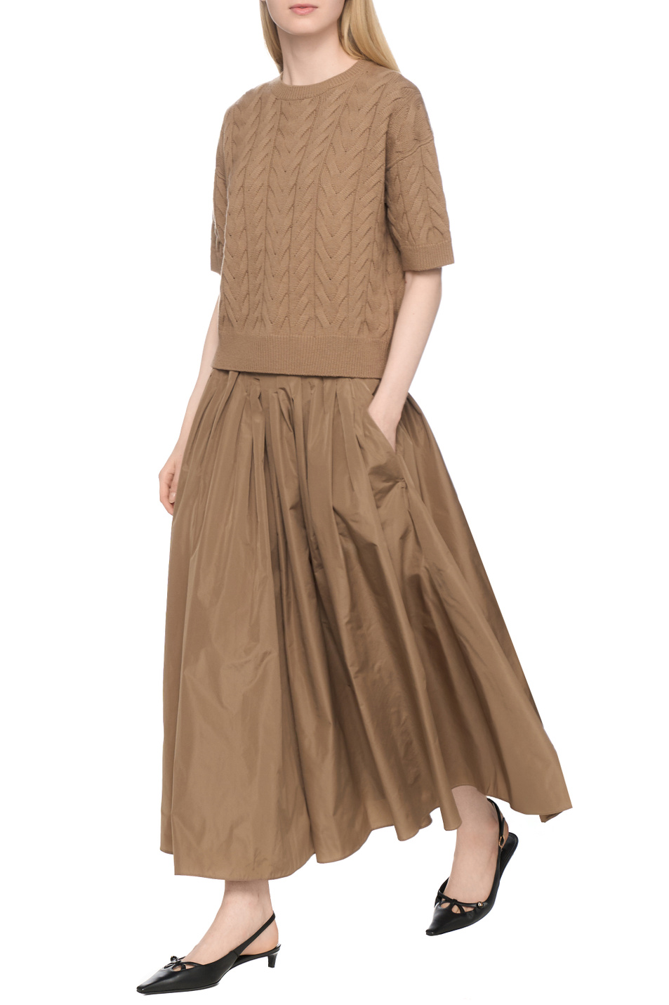 Женский Max Mara Джемпер DOMINUS из шерсти (цвет ), артикул 2529366111 | Фото 3