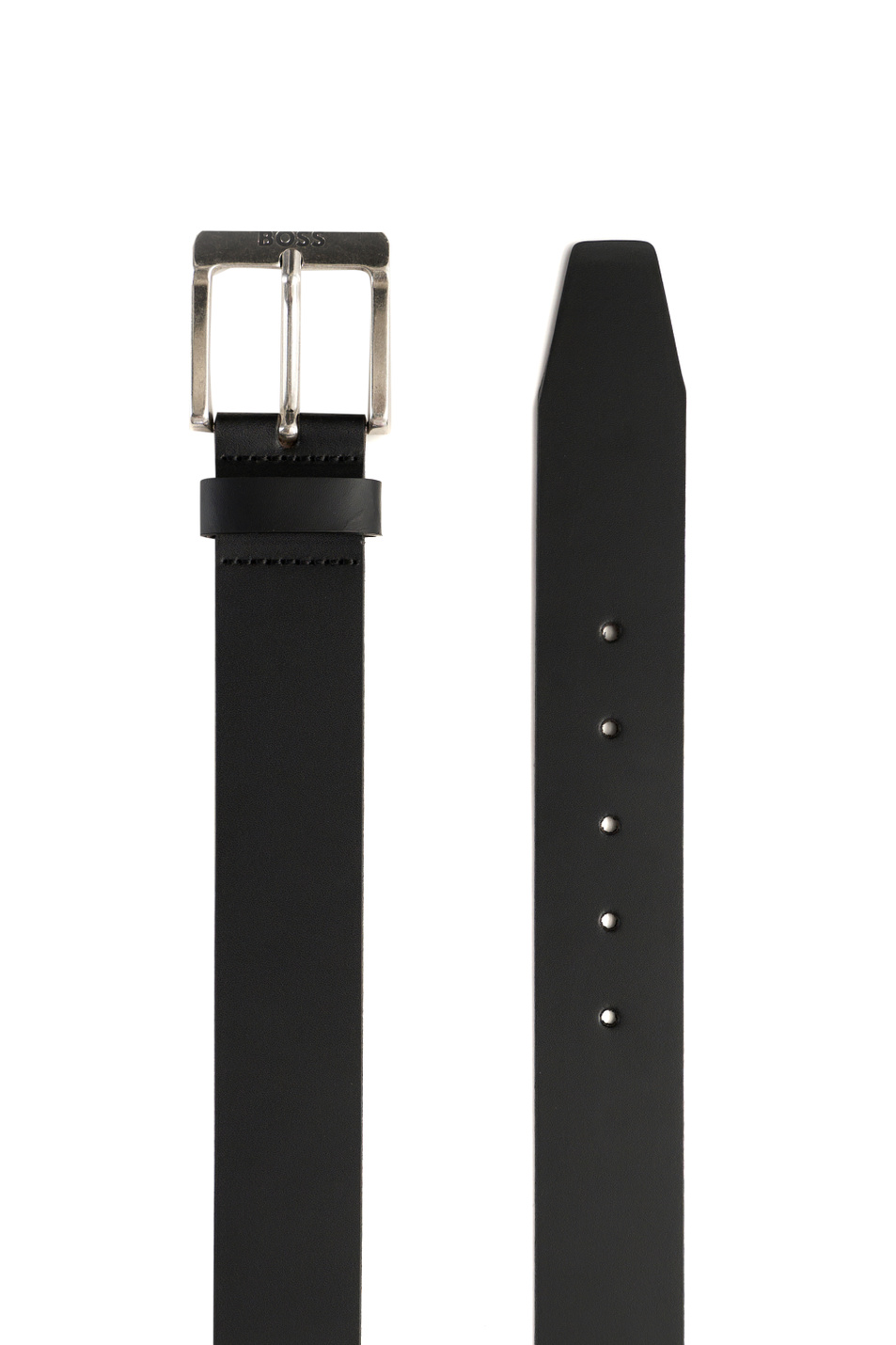 Ремень Jemio из натуральной кожи|Основной цвет:Черный Мужской BOSS Ремень Jemio из натуральной кожи (цвет ), артикул 50512795 | Фото 2