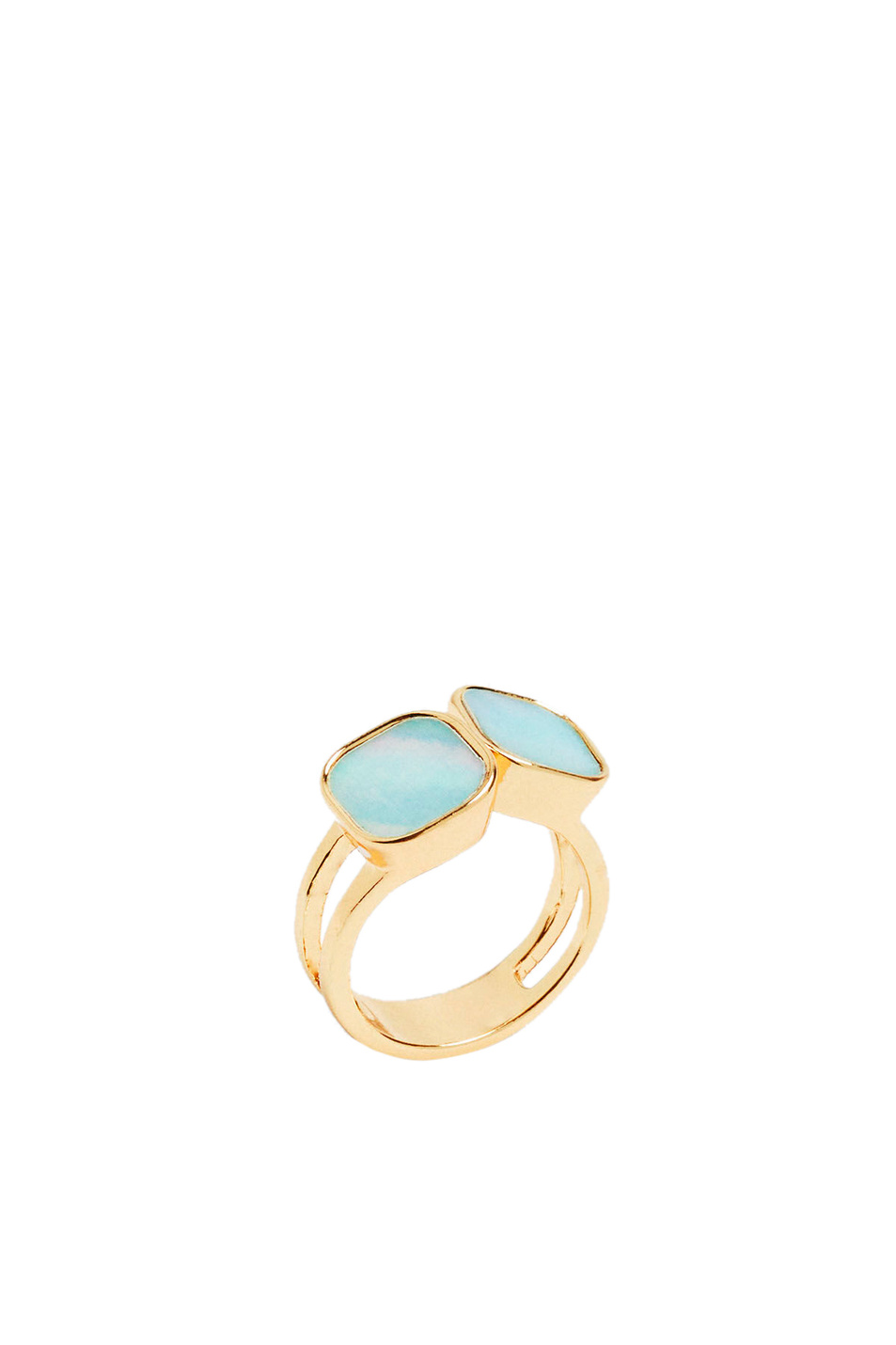 Кольцо с цветными вставками|Основной цвет:Голубой Женский Parfois Кольцо с цветными вставками (цвет ), артикул 198415 | Фото 1