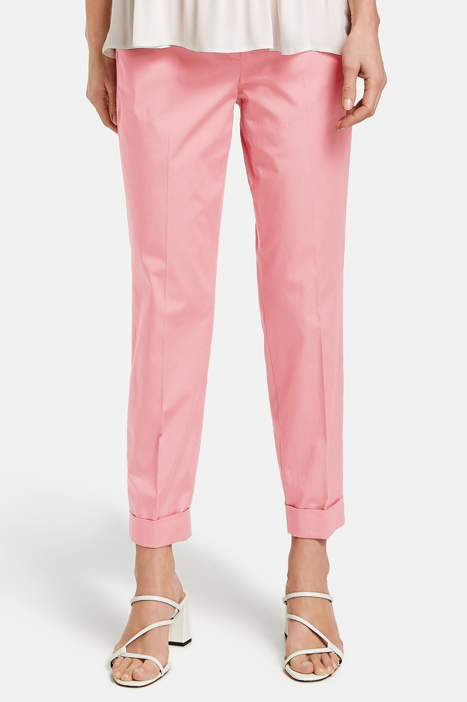 Женский Gerry Weber Брюки из эластичного хлопка (цвет ), артикул 320022-31370 | Фото 4