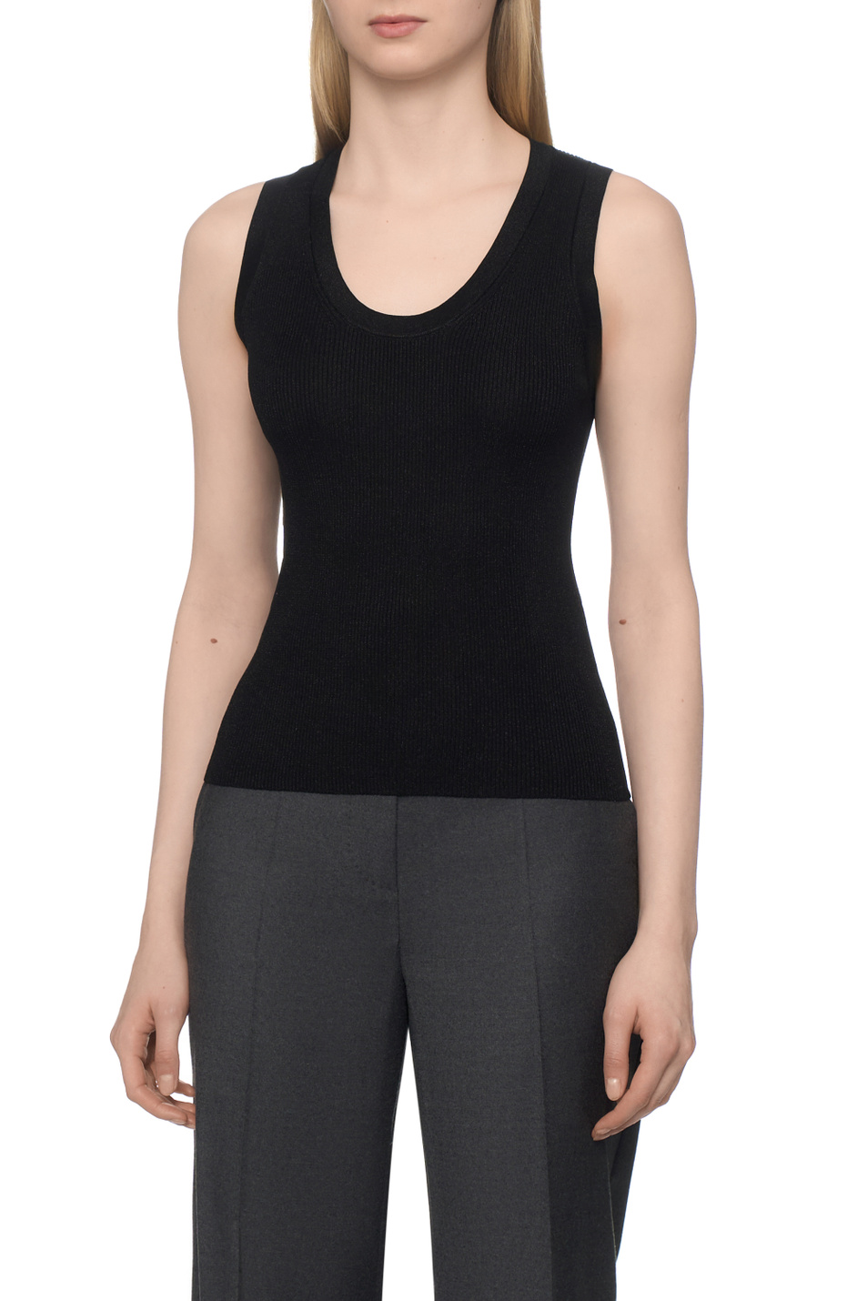 Женский Max Mara Топ ILMES с люрексом (цвет ), артикул 2526366071 | Фото 4