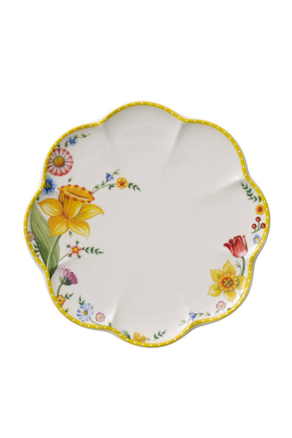 Тарелка салатная "Цветок" Spring Awakening|Основной цвет:Белый|Артикул:14-8638-2640 | Фото 1