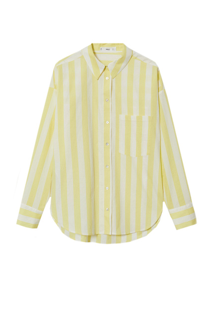 Рубашка в полоску ORLEGI|Основной цвет:Желтый|Артикул:27037132 | Фото 1