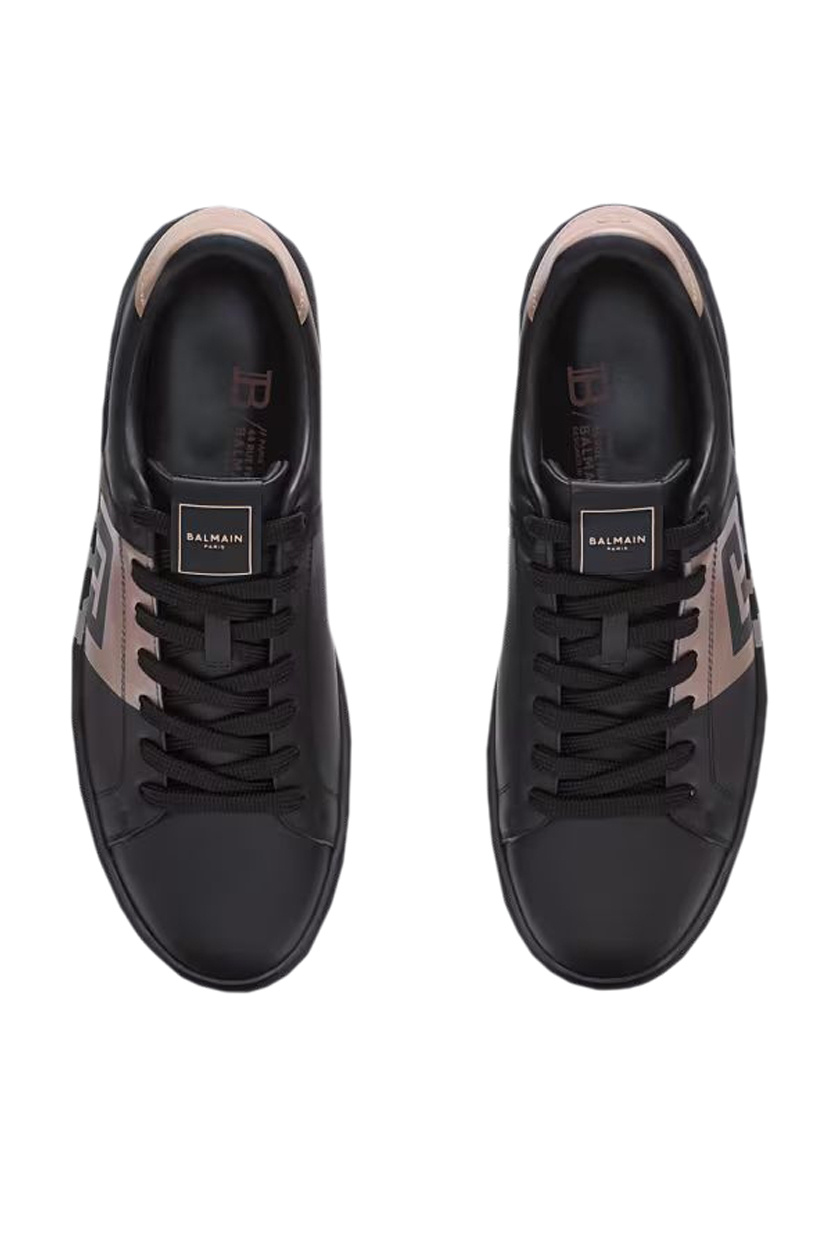 Мужской Balmain Кеды B-COURT из натуральной кожи (цвет ), артикул FM0VI288LOBP | Фото 4