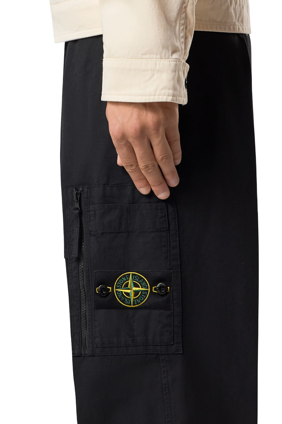 Мужской Stone Island Брюки-карго из органического хлопка (цвет ), артикул L2S153100015-S0211 | Фото 5