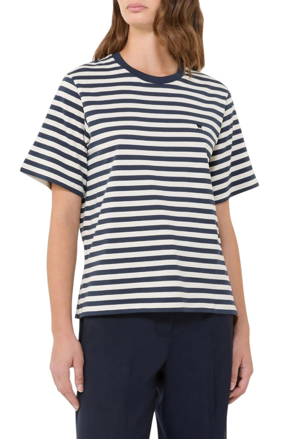 Женский Weekend Max Mara Футболка VENACO из хлопка (цвет ), артикул 2615971031 | Фото 3