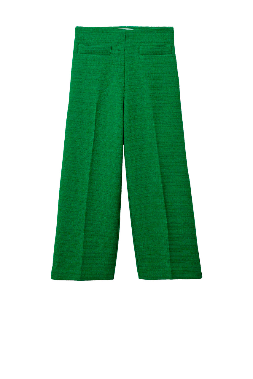 Твидовые брюки JULIA|Основной цвет:Зеленый|Артикул:27006310 | Фото 1