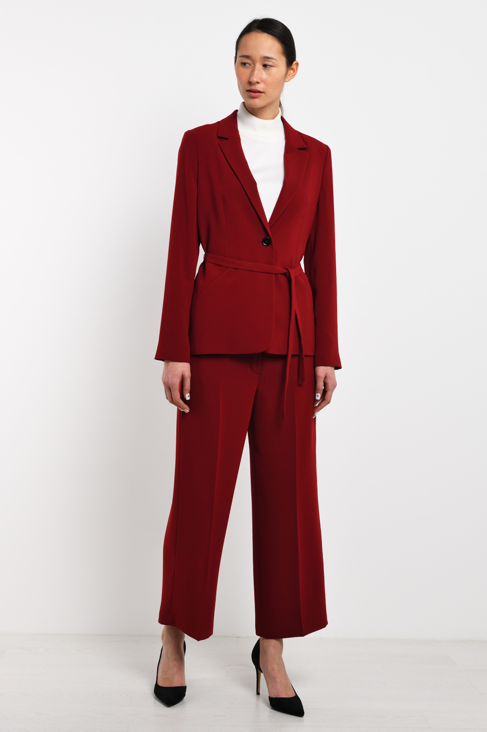 Женский Gerry Weber Пиджак с карманами и поясом (цвет ), артикул 230015-31242 | Фото 2