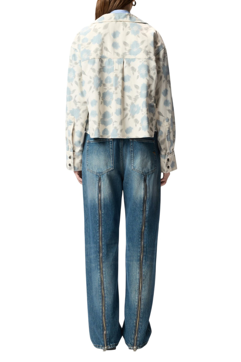 Женский Pinko Куртка-рубашка с принтом (цвет ), артикул 106463A37L | Фото 5