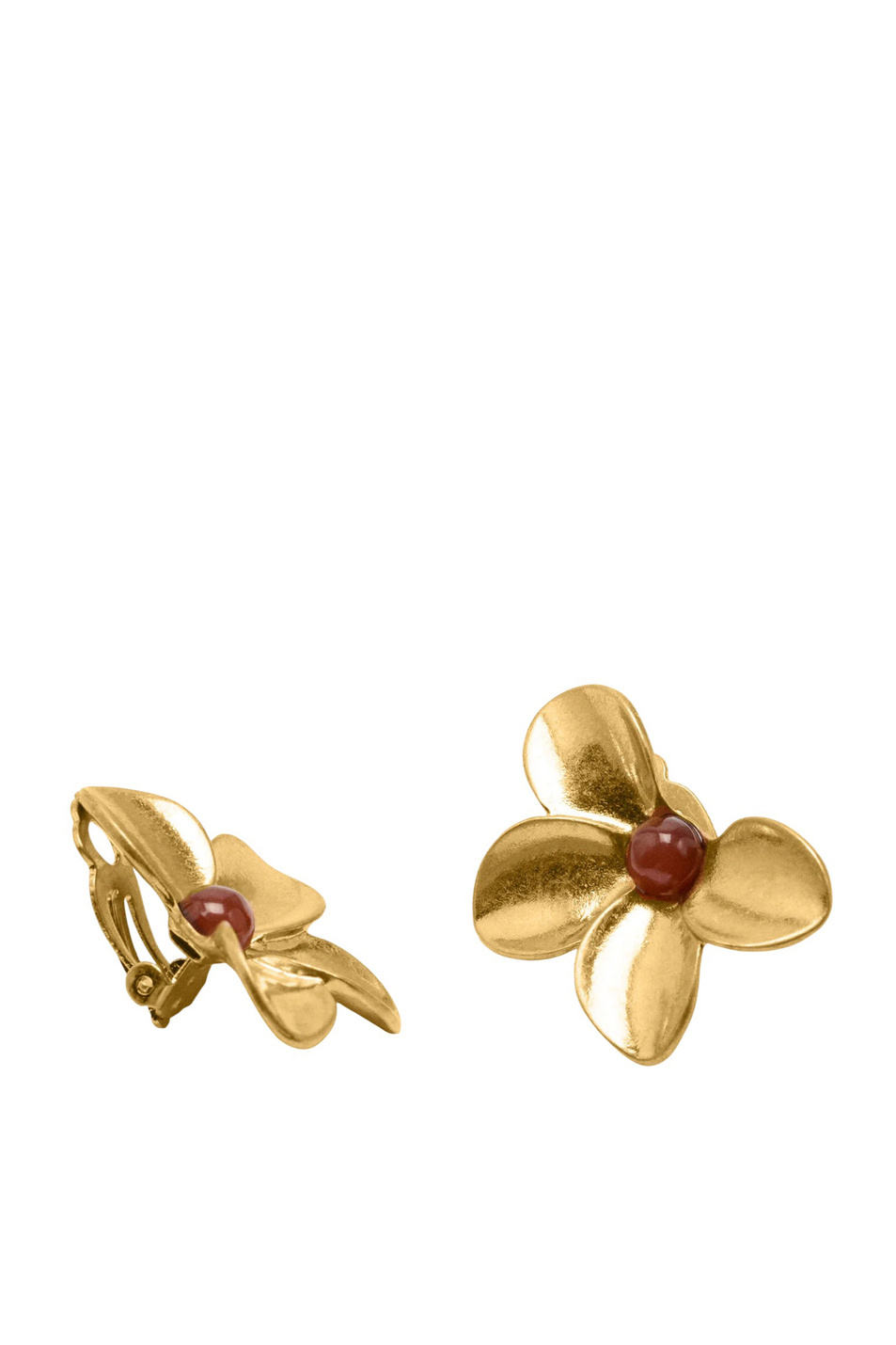 Серьги в виде цветка|Основной цвет:Коричневый Женский Parfois Серьги в виде цветка (цвет ), артикул 228680 | Фото 2