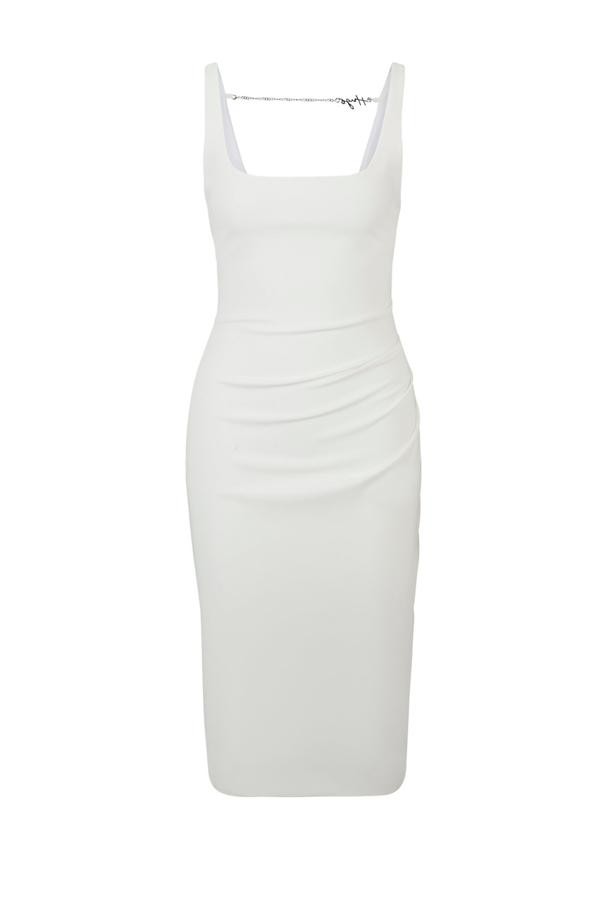 Платье с цепочкой|Основной цвет:Белый|Артикул:50511458 | Фото 1