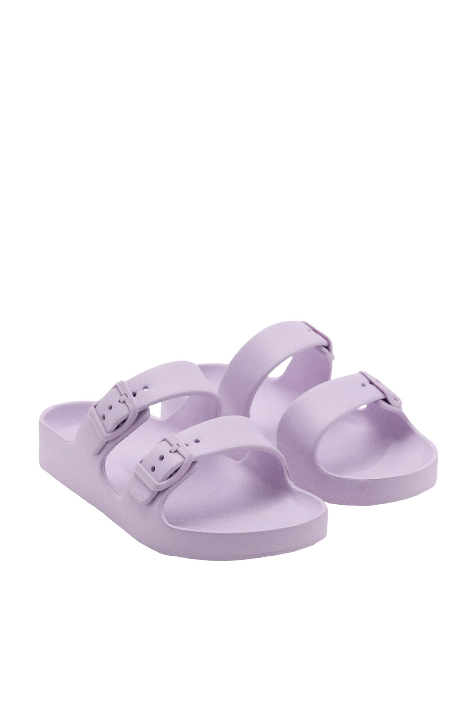 Девочкам Mango Kids Шлепанцы PAU с пряжкой (цвет ), артикул 87037676 | Фото 2