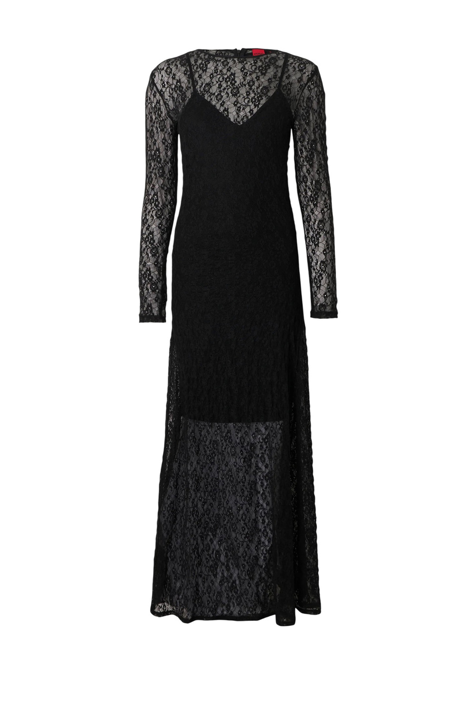 Платье Nulietta с кружевом|Основной цвет:Черный Женский HUGO Платье Nulietta с кружевом (цвет ), артикул 50554253 | Фото 1