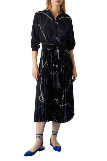Платье ARDENZA с плиссированной юбкой|Основной цвет:Синий|Артикул:52210925 | Фото 2